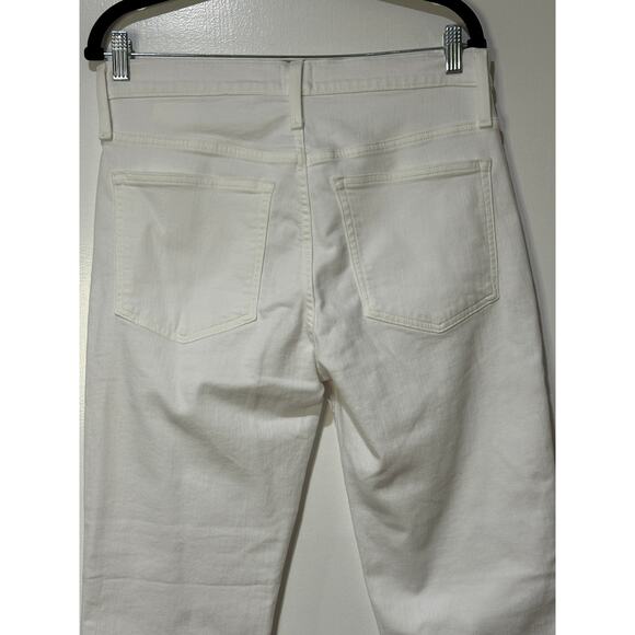 J. Crew 10" Vintage Straight White Jeans Size 30 NWT Stretchy Fitted Thru Hip - Picture 8 of 11
